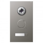 Дверная видеодомофонная станция Gira Сталь на 1 абонента