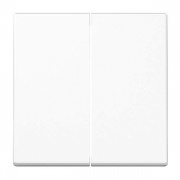 Клавиша 2-ая для двухклавишного выключателя Jung A Белый