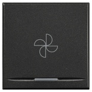 Axolute Клавиши с символами для системы автоматизации для 1 функции - 2 модуля, Вентилятор, цвет ант