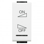 LL Клавиша ON OFF 1 модуль, цвет белый