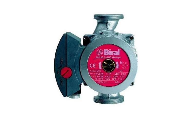 Насос циркуляционный Biral M 14-1 с гайками 1