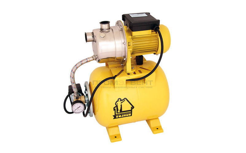 Насосная станция Хозяин НС-800 - 0,8 кВт (однофазный, Hmax 38 м, Qmax 50 л/м)