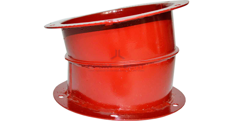 Отвод 15 градусов (круглый сварной)