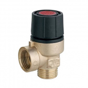 Клапан предохранительный EMMETI Sicura - 1/2" (НР/ВР, Tmax 110⁰С, Рн 1.5 бар)