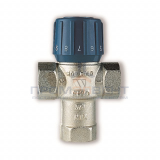 Клапан термостатический смесительный WATTS AQUAMIX 63C - 3/4" (ВР, регул.25-50°C, для тепл.полов)