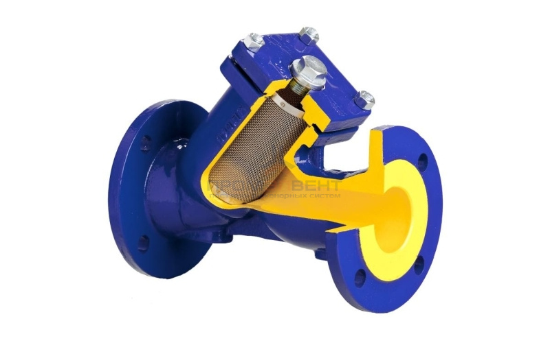 Фильтр грубой очистки BROEN V821 - Ду80 (Фланец/Фланец, PN16, Tmax 300°C)