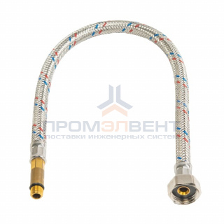 Подводка под смеситель гибкая STOUT (Смеситель/Гайка) - M10(18мм) x 1/2", длина 400 мм
