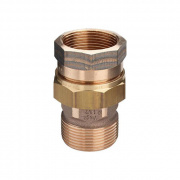 Соединение разъемное Viega 3331 - 1"1/2 (НР/ВР, с плоской прокладкой, бронза без покрытия)