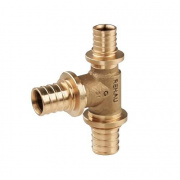 Тройник переходной REHAU PLATINUM - 20 x 16 x 16 (бронза, для труб из сшитого полиэтилена RAUTITAN)