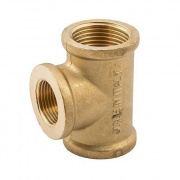 Тройник с внутренней резьбой переходной ELSEN METALIT EBF03 - 1" x 3/4" x 1" (латунь без покрытия)