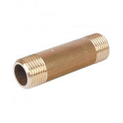 Удлинитель резьбовой STOUT - 2" длина 80 мм (НР/НР, латунь без покрытия)
