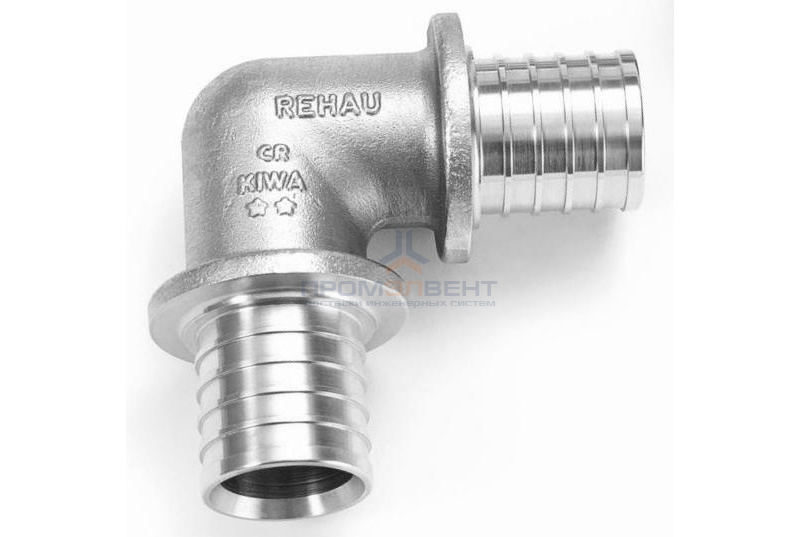 Отвод 90° REHAU - 32 (латунь, для труб из сшитого полиэтилена RAUTHERM S)