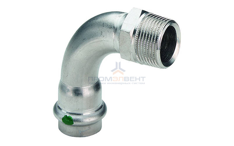 Переход на наружную резьбу угловой Viega G1 Sanpress Inox 2314 - 35 x 1