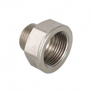 Переход с внутренней резьбы на наружную VALTEC VTr.592 - 2" х 1"1/4 (латунь никелированная)