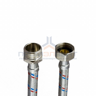 Подводка для воды гибкая Industrias Mateu (Гайка/Штуцер) - 1/2" (длина 2500 мм)