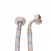 Подводка для стиральной машины гибкая Industrias Mateu (Гайка/Гайка) - 3/4" (длина 4500 мм)