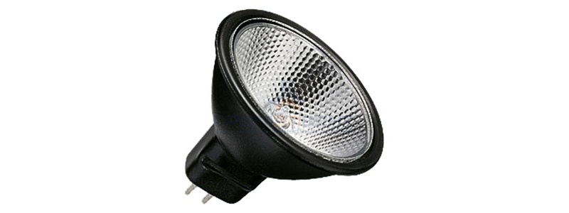 Лампа галогенная BLV FARBIG Black 35W 36° 12V GU5,3 отражатель black/черный