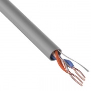 Кабель UTP 2PR 24AWG cat.5e CU витая пара 4 жилы [бухта 305м]