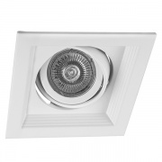 Светильник DLT201 1x50W MAX MR16 G5.3/GU5.3 карданик белый