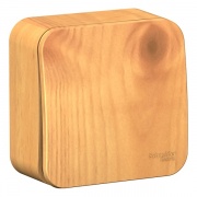 Выключатель 1-клавишный (cх.1) Blanca Schneider Electric 10А 250В ясень изол.пластина