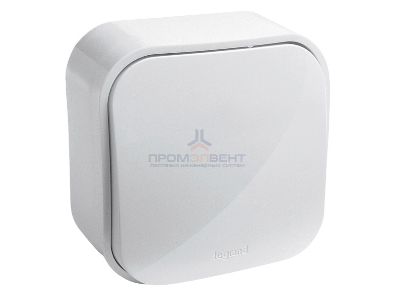 Переключатель Legrand Quteo белый [уп 20шт]