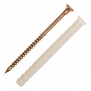 Дюбель-гвоздь 6х40 SMX-L потайной бортик нейлон (упаковка 2000шт)