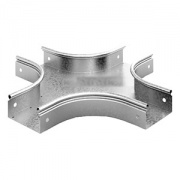 Разветвитель крестообразный плавный к лотку 400х50 OSTEC