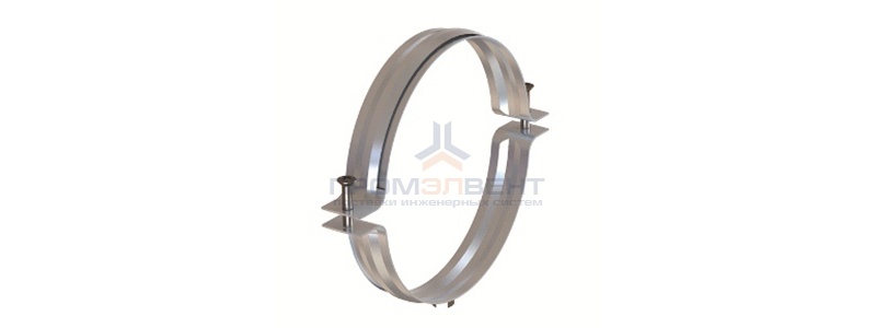 Хомут для тяжелых нагрузок 125мм, без изоляции