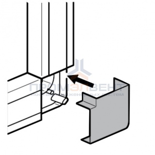 Плоский угол 20x12мм Legrand METRA