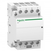 Модульный контактор iCT Acti 9 Schneider Electric 63A 4НО 220В/240В АС 50ГЦ