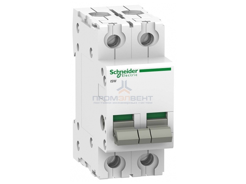 Выключател нагрузки iSW Acti 9 Schneider Electric 2П 40A (модульный рубильник)
