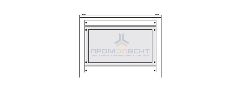 Секционная панель, углублённая, В400мм, Ш800мм