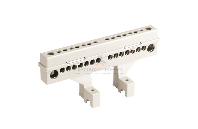 Усиленная клеммная колодка   8мод. (отв. 1х9мм+7х5,4мм)