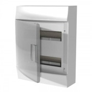 Бокс настенный ABB Mistral41 24М прозрачная дверь с клеммным блоком